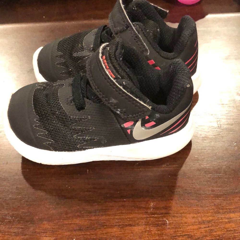 Black and White High-Top Sneakers